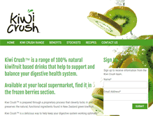 Tablet Screenshot of kiwicrush.co.nz